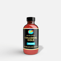 Colloidal Gold 20 ppm - 8 Fl Oz, Brain Health & Cognitive Support