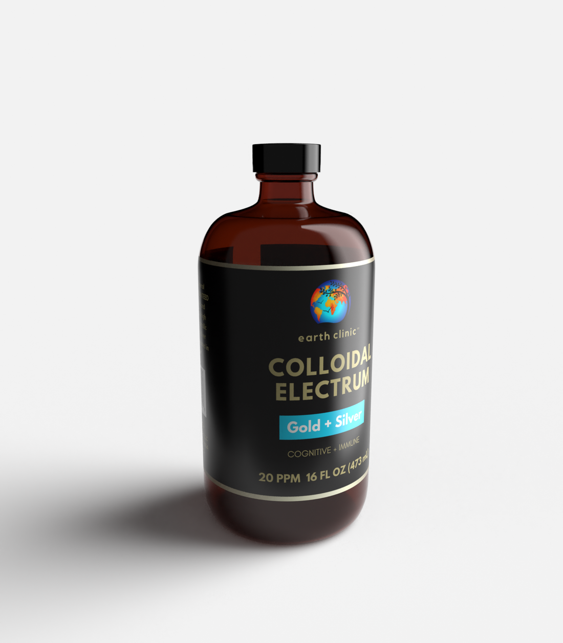 Electrum Colloidal Gold & Silver Liquid Supplement - Immunity & Brain Health Support, 20 ppm, 16 fl oz