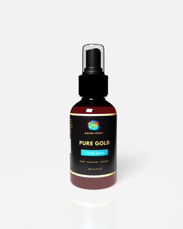 Colloidal Gold Facial Mist - Pure Gold Hydration & Brightening, 20 ppm, 2 fl oz