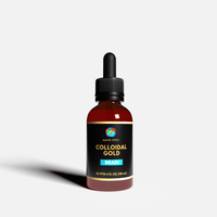Colloidal Gold 40 ppm 2X Concentrated - 4 Fl Oz Dropper Bottle for Enhanced Brain Health & Cognitive Support