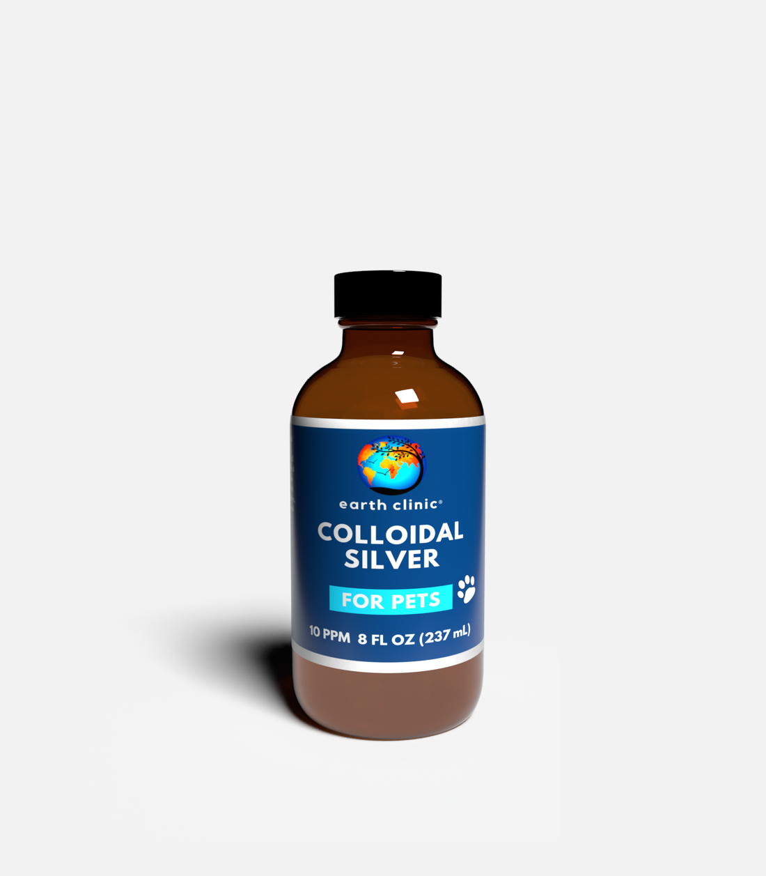 Colloidal Silver 10 ppm for Pets - 8 fl oz Bottle: Natural Immune & Health Support
